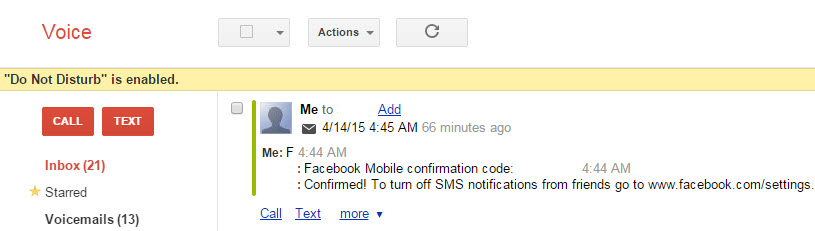 google voice sign in problem