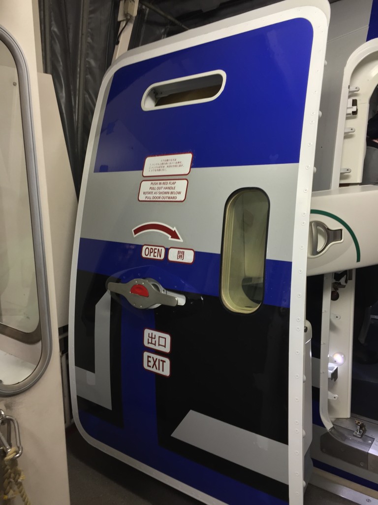 r2d2 airplane | Door 1L with some of the special R2-D2 livery paint scheme visible