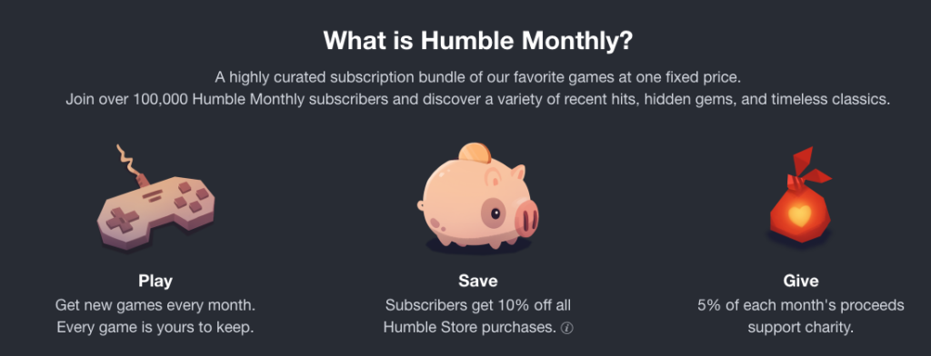 humble bundle monthly
