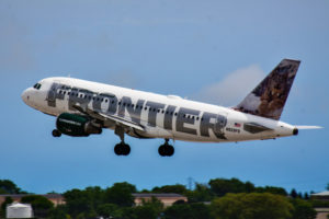 frontier airlines and strollers