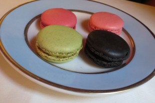 a plate of cookies on a table