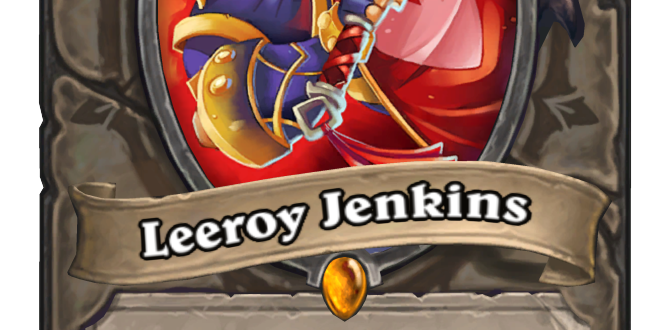 a card with a cartoon character holding an axe