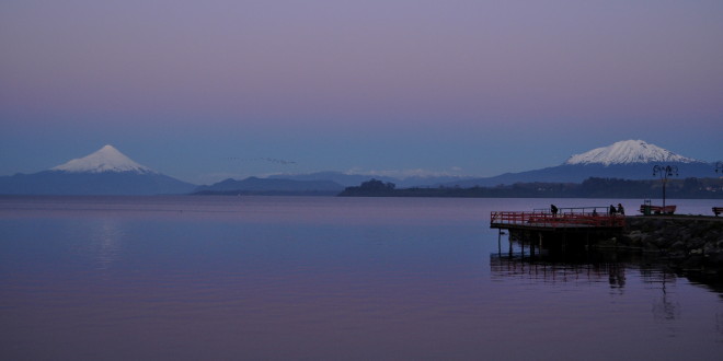 a dock on a lake