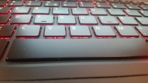 red glow keyboard