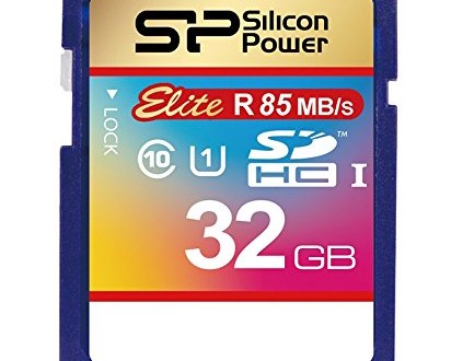 a blue memory card with a yellow and blue label