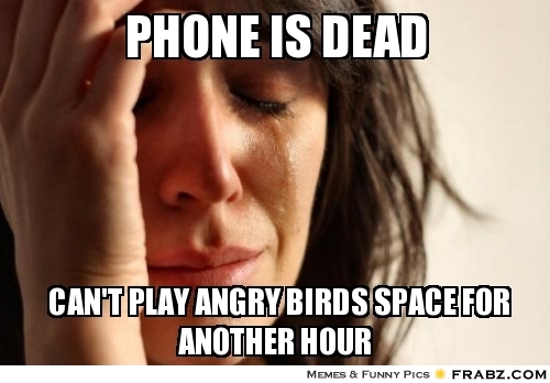 dead phone angry birds
