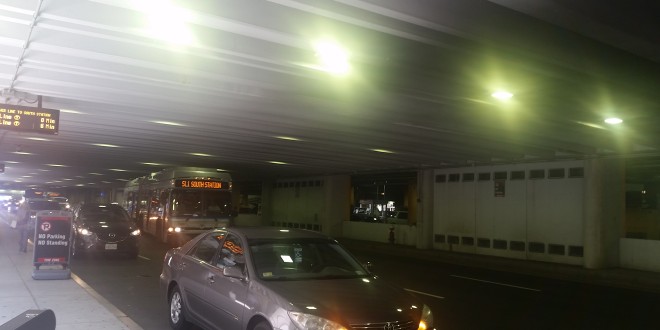 a car parked in a parking garage