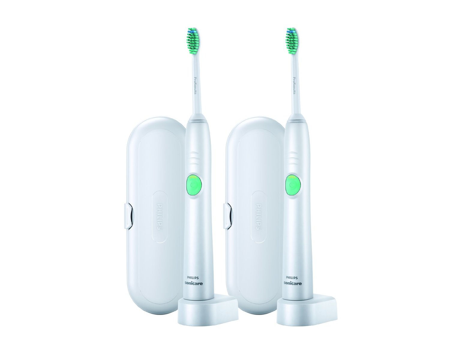 a group of toothbrushes with a case