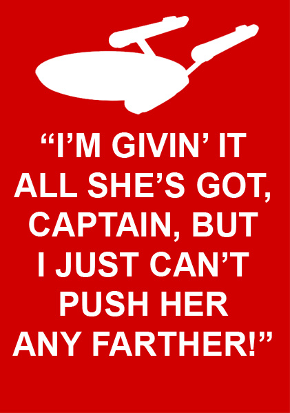 giving all shes got captain