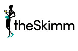 a logo of a woman holding a tablet
