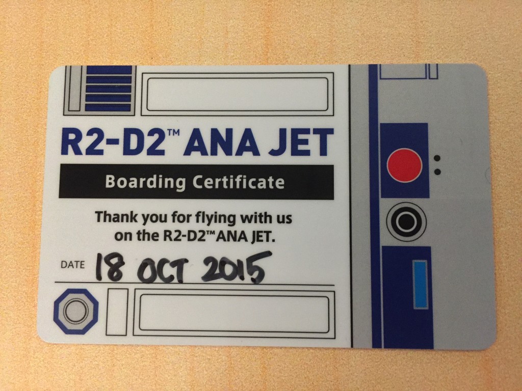 The thing I will likely keep is this credit card sized, hard plastic Certificate of Flight (front)