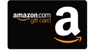 a black and white gift card