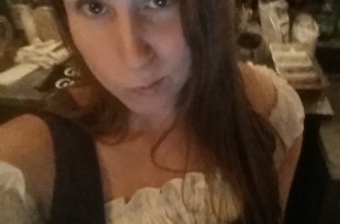 a woman taking a selfie