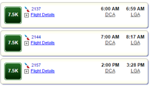 a screenshot of a flight details