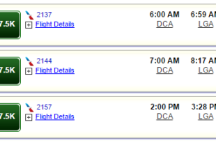 a screenshot of a flight details