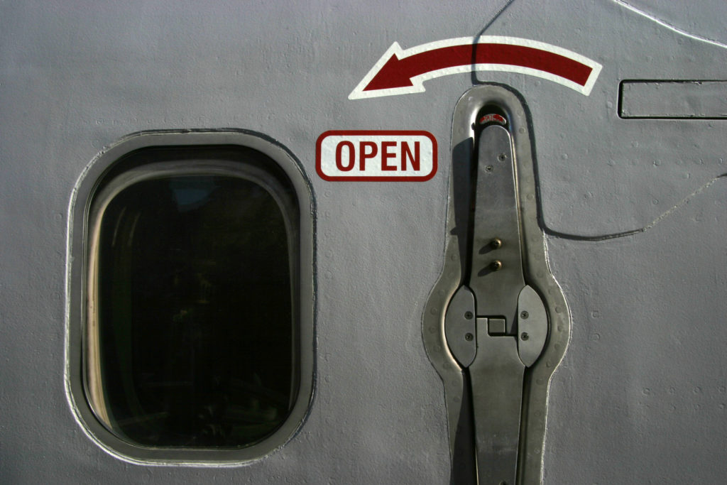 airplane door