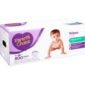 a box of baby wipes