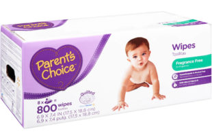 a box of baby wipes