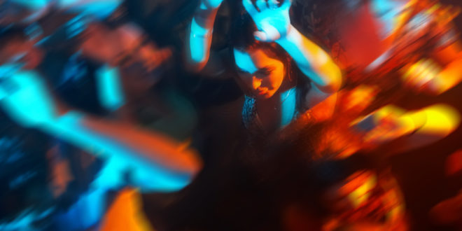 a group of people dancing