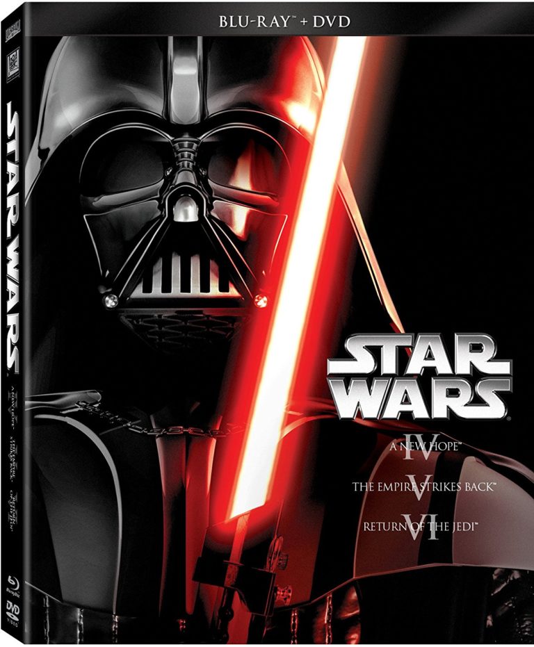 a movie cover with a mask and a light saber