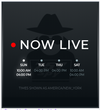 a screenshot of a live broadcast