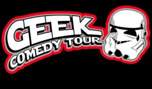 a logo for a comedy tour